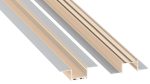 Profile LUMINES type akin Light Ivory lacquered 6,17 m