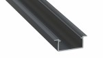 Profile LUMINES type Gemi black anodized 1 m
