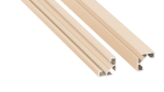 Profile LUMINES type ajar Light Ivory lacquered 1 m