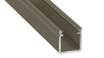 Lumines profile type Y anodized inox, 1 m