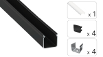 TEKKNI HELSE Set, black, frozen, 2.02 m 2.0