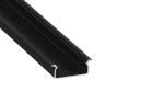 TEKKNI TVED Set, black, transparent cover, 3 m