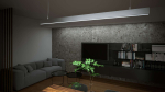 Lumines profile type CLARO lacquered white, 1 m