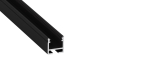 Lumines profile type FLEXA lacquered black, 3 m