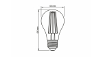 LED source E27 10W A60 Filament Amber WW