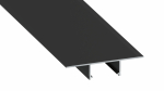 Profile LUMINES type Plato black lacquered 1 m