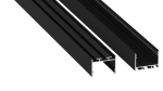 Profile LUMINES type alba black lacquered 4,15 m
