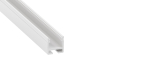 Lumines profile type FLEXA lacquered white, 2,02 m