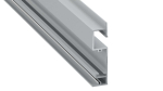 Lumines profile type Flaro anodized silver, 1 m