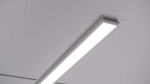 Lumines profile type LARGO lacquered black, 1 m