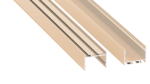 Profile LUMINES type alba Light Ivory lacquered 3 m