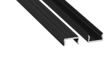 Profile LUMINES type atom black anodized 6,17 m
