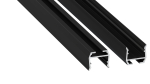 Profile LUMINES type axel black anodized 6,28 m