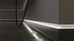 Lumines profile type Flaro lacquered white, 2,02 m
