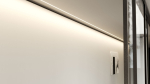Profile LUMINES type Plato white lacquered 1 m