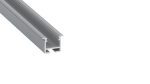 Lumines profile type inFLEXA anodized silver, 4,15 m