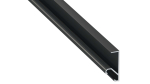 Lumines profile type Q18 anodized black, 3 m