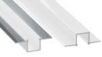 Profile LUMINES type GAUDI white lacquered without perforation 2,02 m