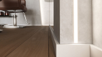 Profile LUMINES type Gaudi white lacquered 2,02 m