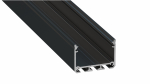 Lumines profile type ILEDO lacquered black, 1 m