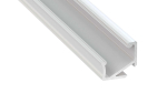 Lumines profile type H lacquered white, 2,02 m