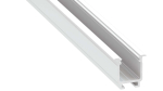 Lumines profile type W lacquered white 3 m