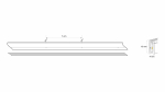 LED Neon Flex 3Y 4x10 140 LED/m 12W/m 24V Neutral white