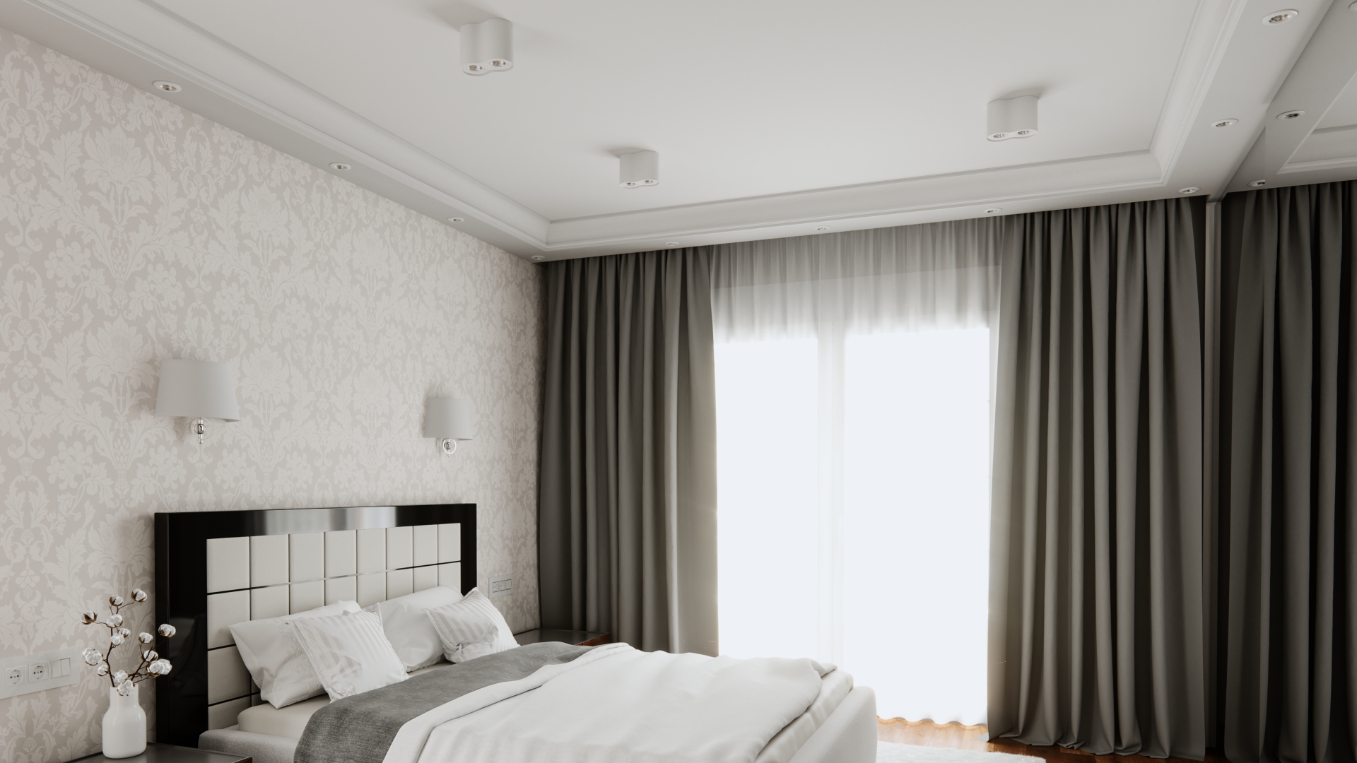 LED lighting in the bedroom