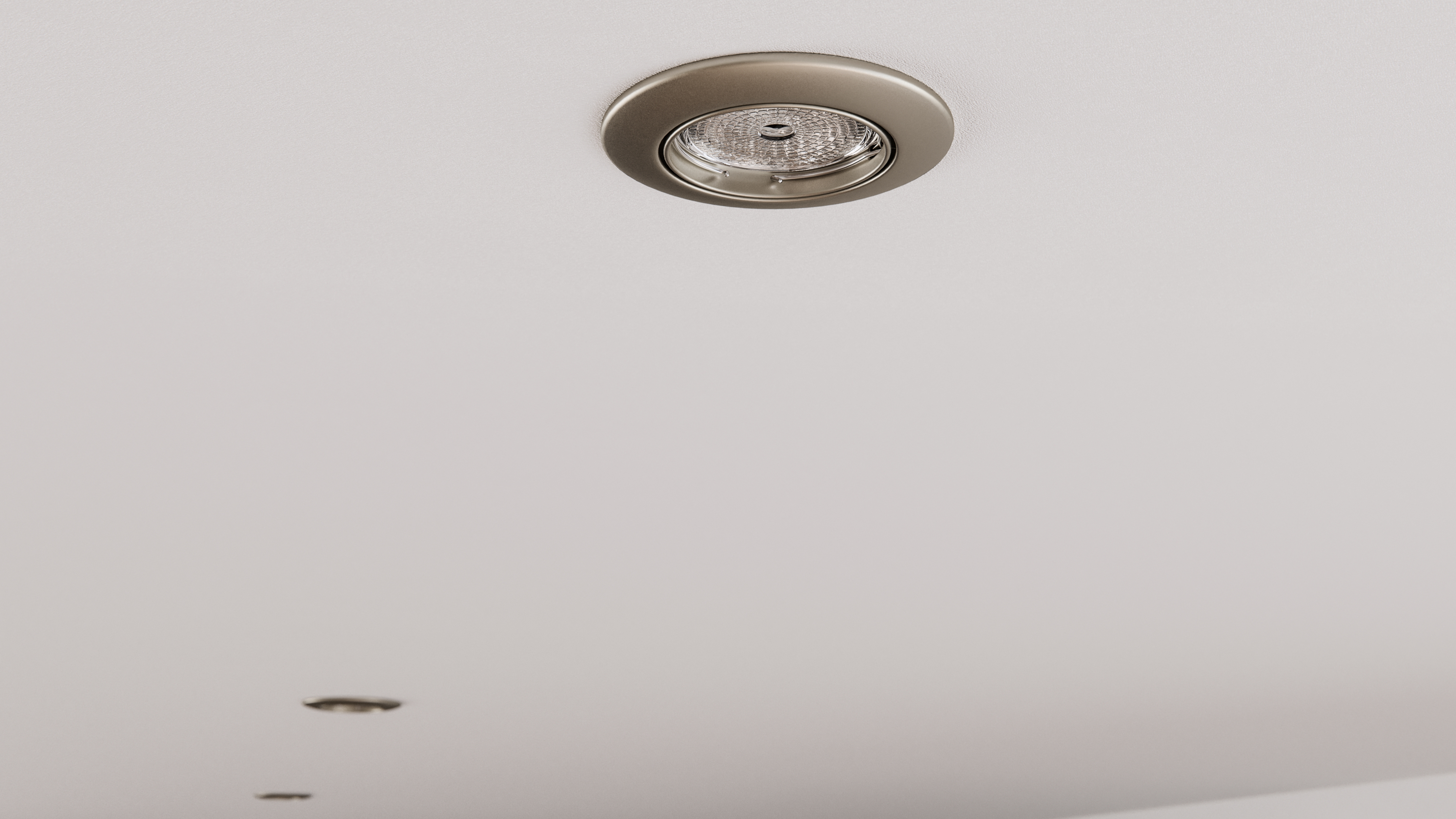 Recessed ceiling lights satin chrome